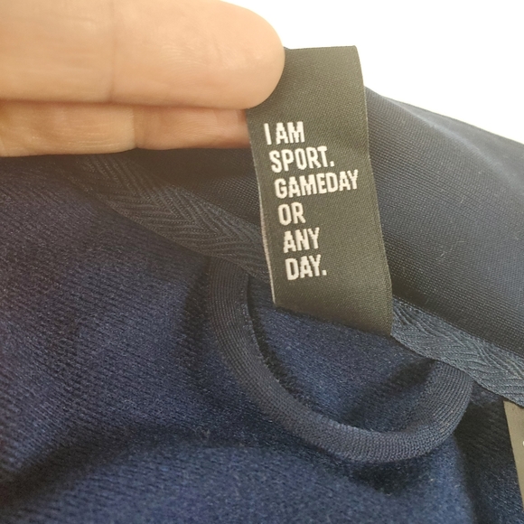 Adidas 3 Stripes Navy Blue Track Suit Jacket - Picture 6 of 8